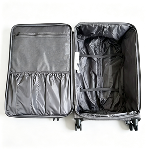 Ensemble <span class=keywords><strong>de</strong></span> bagages <span class=keywords><strong>de</strong></span> voyage en tissu Oxford durable, <span class=keywords><strong>3</strong></span> pièces, <span class=keywords><strong>valises</strong></span> souples à roulettes avec 4 roues pivotantes - Product Image 2