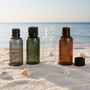 لوازم الفنادق، بيع مباشر من المصنع، زجاجة بلاستيكية دائرية شفافة رخيصة مخصصة سعة 30 مل لطقم شامبو فندقي صغير فارغة مع غطاء قلاب - Product Image 3