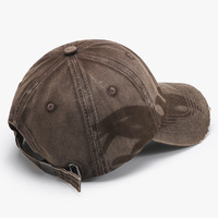 Gorra de Béisbol Estilo Dad Hat de Algodón Lavado y Desgastado, Ajustable, Tipo Polo