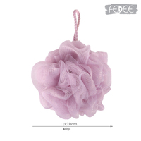 Éponge de bain en maille 40g très vendue, boule de douche exfoliante, accessoire de nettoyage, éponges de bain pour femmes et hommes