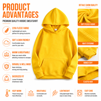 Sweat-shirt à capuche surdimensionné personnalisé pour homme, en molleton, style streetwear, sport et décontracté, OEM ODM, marque privée, vente en gros, usine, haut de gamme