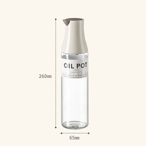 2025 nuovo strumento da cucina 500ml automatico trasparente olio di vetro e aceto Dispenser olio bottiglia di stoccaggio - Product Image 4