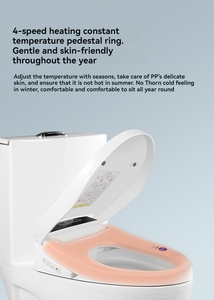 Siège de toilette surélevé pour enfants siège de toilette intelligent domestique chauffant électrique Bidet siège de toilette mural - Product Image 2