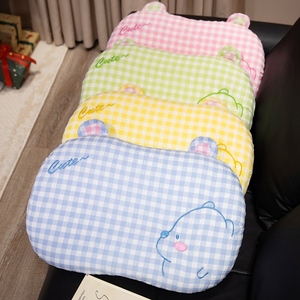 Oreiller de cou en mousse à mémoire de forme pour adultes, motif ours brodé en maille, confortable, toutes saisons, support universel pour le cou, OEM ODM - Product Image 5