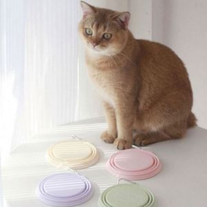 Tazón Plegable Portátil de Silicona para Comida y Agua para Mascotas, Perros y Gatos, con Hebilla, Color Macaron Moderno, Ecológico y con Logotipo Personalizado - Product Image 2