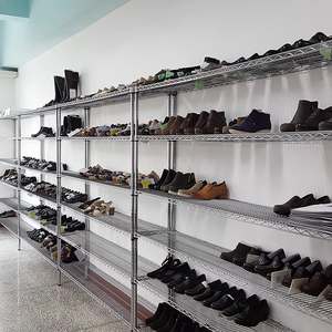 Peso Capapcity100kg Estantes electrochapados Apilamiento Equipo de almacén Estante de <span class=keywords><strong>metal</strong></span> con ruedas Estante de almacenamiento de garaje - Product Image 2