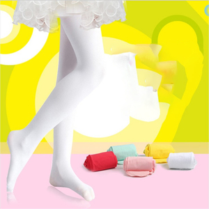 <span class=keywords><strong>Medias</strong></span> de Ballet para Bebés, Niñas y Jóvenes, Pantimedias Sólidas de 80D para Danza y Yoga, Venta al Por Mayor - Product Image 4