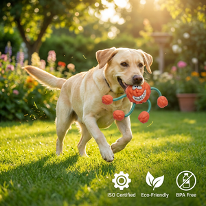 Juguetes Resistentes y Duraderos para Perros, Juguetes Interactivos para Cachorros, Juguetes de Cuerda para Perros Pequeños, Juguetes para Pitbulls, para Masticadores Agresivos - Product Image 1