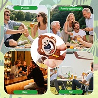 Abridor de Botellas de PVC Ecológico al por Mayor, Abridor de Botellas de Cerveza de Goma con Logotipo 3D Personalizado, Imán para Refrigerador, Regalo Promocional