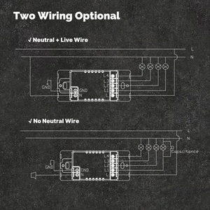 Interruptor de <span class=keywords><strong>Luz</strong></span> Inteligente WiFi LangYeao 8A, Estándar Estadounidense, Sin Cable Neutro/Cable Neutro Opcional, Vidrio Templado, Compatible con <span class=keywords><strong>Alexa</strong></span> y Google Home - Product Image 6