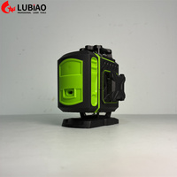 Niveau laser professionnel 16 lignes, faisceau vert 4D, auto-nivelant, haute précision, outil rotatif automatique, niveau laser