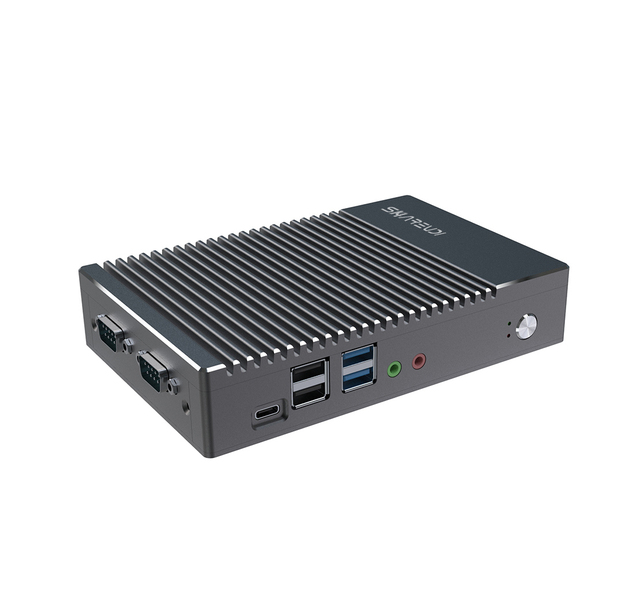 Best Selling Sharevdi K1 A6-6400T Linux Win10 Small Desktop PC DDR3 AMD 12V Dual Display Vesa Mount Industrial Fanless Mini PC