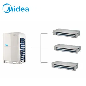 Midea 10hp 28kw 95500btu high efficiency G-Shape heat exchanger central media smart thermostat air conditioner wifi