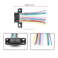 Kabel Ekstensi OBD 2 16pin J1962 OBD2 Male ke Female untuk Diagnostik Mobil, Peralatan Otomotif, Konektor OBD 2, Kabel Harness