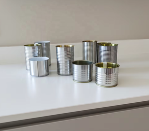 Lata cilíndrica pequeña portátil de hojalata de grado alimenticio de 30 g para muestras de prueba, lata de almacenamiento de 100 ml - Product Image 1