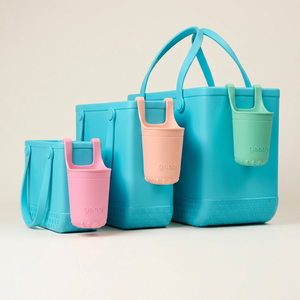 Bolso de <span class=keywords><strong>Playa</strong></span> Personalizado Clásico de Goma y Silicona, Impermeable, <span class=keywords><strong>Mini</strong></span> Bolso de Mano Eva con Agujeros, Colgantes Decorativos, Verano GEEDYN JA007 - Product Image 4