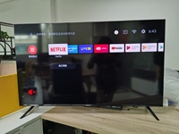 Téléviseur LED 4K UHD Android Skyworth 43 55 65 pouces, cadre plein, sans bordure, avec Wi-Fi pour hôtels, définition HD