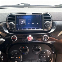 Radio Mobil Android 7 inci untuk Fiat C500 2007-2015, Android Auto Wireless CarPlay, WiFi Terintegrasi, MP3, USB, 1024x600