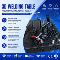 Table de soudage flexible 3D avec gabarits et dispositifs de fixation D28 D16 Plateforme de soudage