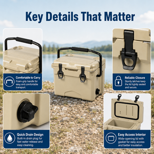Nevera Portátil Rígida Aislada de 12QT para Fiestas y Eventos, con Logotipo Personalizado, Venta al por Mayor, OEM ODM - Product Image 4