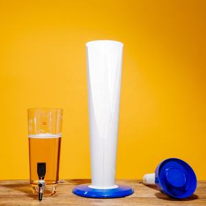 Dispensadores de Bebidas Portátiles Personalizados de Grado Alimenticio para Marcas de Cerveza Artesanal, Jarras de Cerveza Transparentes de Plástico de 3L, Jugo Refrigerado - Product Image 5