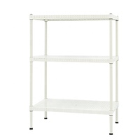 Support d'angle blanc en métal pour serviettes de salle de bain, organisateur de toilettes, présentoir d'accessoires de salle de bain, vente en gros de meubles de maison