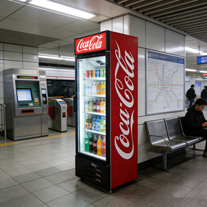 Congélateur de vitrine commercial, <span class=keywords><strong>réfrigérateur</strong></span> à rideau d'air ouvert pour supermarché, pour viande, légumes, fruits - Product Image 6
