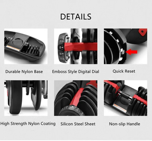 Bán Chạy Nhất 24Kg 40Kg Thép Quả Tạ Đặt Cho Bowflex Trong Nhà Tập Thể Dục Thiết Bị Tập Thể Dục Có Thể Điều Chỉnh Người Đàn Ông Của Trọng Lượng Cho Nhà Phòng Tập Thể Dục Sử Dụng - Product Image 3