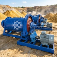 Broyeur à boulets 900*1200 pour le broyage de pierres et de minerai d'or - Équipement d'extraction d'or portable à petite échelle à vendre