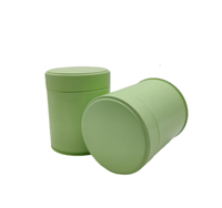 Fabricant personnalisé de boîte de thé en métal de qualité alimentaire 250g boîte de conserve ronde de café Matcha avec couvercles de valve boîte de poudre verte vide