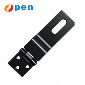 Loquet de sécurité robuste <span class=keywords><strong>en</strong></span> laiton et acier moderne avec vis de fixation pour portail, porte, abri, armoire, boîte à outils - Product Image 1