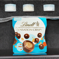 Op maat bedrukte, geprägte, recyclebare PE-plastic krimpzakjes met ziplock voor snacks, chocolaatjes en koffie