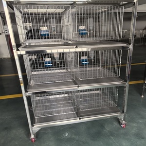 Thiết kế di động thỏ lồng với 150cm bữa ăn hutch mái nhà không thấm nước cho khóa an toàn các tính năng - Product Image 2