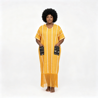 Vêtements pour femmes musulmanes élégants, à la mode, respirants et nobles, fabriqués en tissu du Golfe arabe pour accessoires vestimentaires islamiques