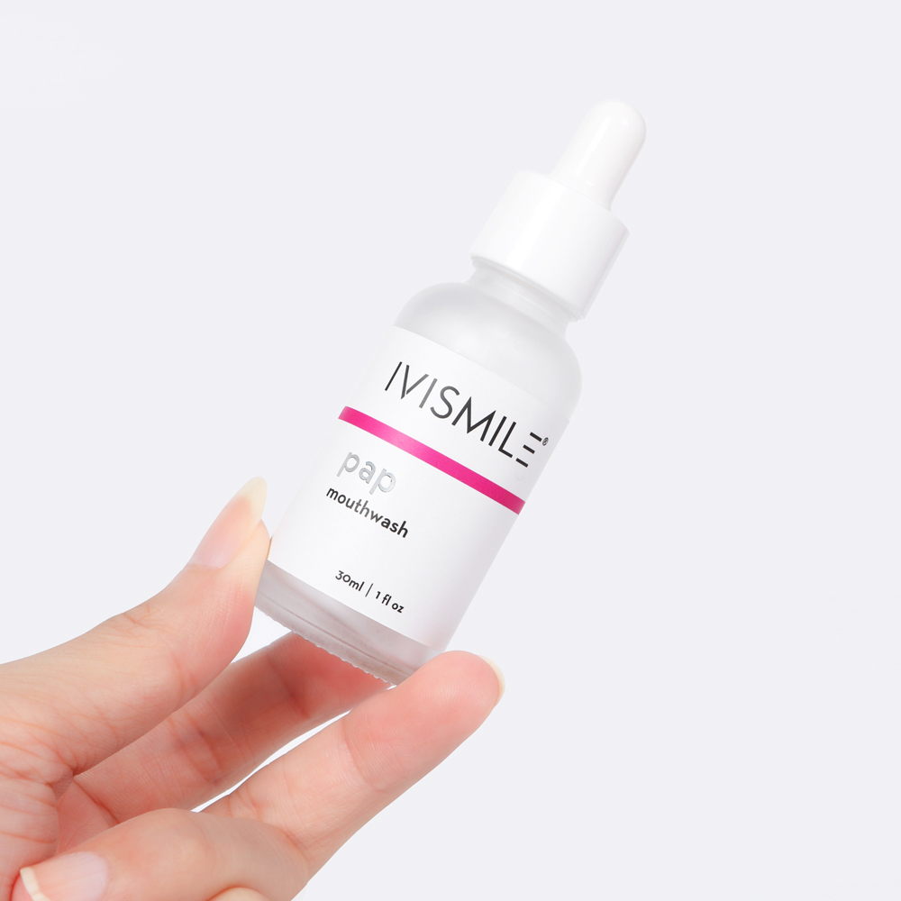 IVISMILE 2021 Oral Care Teeth Whitening Portable Mint Flavor 35% PAP Mouthwash 30ml