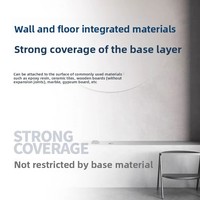 Revêtement liquide microciment multi-usages Wufushan, antidérapant, résistant à l'usure, peinture décorative artistique pour murs et sols intérieurs