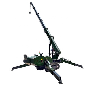 Xây dựng cần cẩu 3t Kính thiên văn Nâng Thủy Lực 2-14t Kính thiên văn OUTRIGGER mini Spider <span class=keywords><strong>Crane</strong></span> Lift - Product Image 3