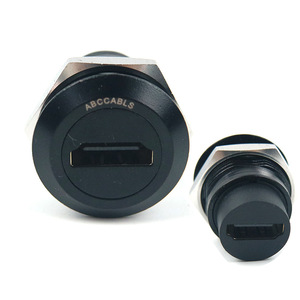 Conector HDMI Abccable de 9.4mm, Doble de 19 Pines, Adaptador Hembra a Hembra para Montaje en Panel - Product Image 2