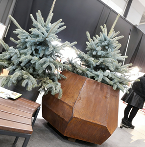 Fioriera in Metallo Personalizzata, Vaso Decorativo in Acciaio Tagliato al Laser per Giardini, Parchi e Paesaggistica Commerciale - Product Image 5