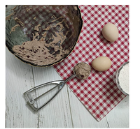 Vente en gros de petits moyens et grands ensembles de cuillères à crème glacée, cuillères à pâte en acier inoxydable 18/8 Cupcake Scoops Melon Baller