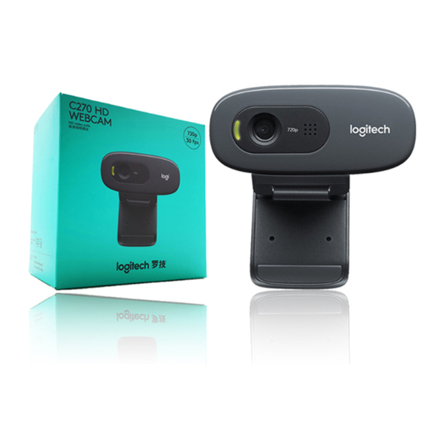 HD 720 Logitech C270 Webcam Bundle High Resolution