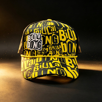 Casquette Trucker à Imprimé Lettres Complètes, Casquette de Baseball Respirante à Dos en Maille avec Logo Patch, Chapeau Pare-Soleil Tendance Urbaine pour Hommes et Femmes