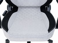 Chaise de jeu ergonomique en tissu personnalisée en gros, inclinable et pivotante, réglable pour le jeu sur PC
