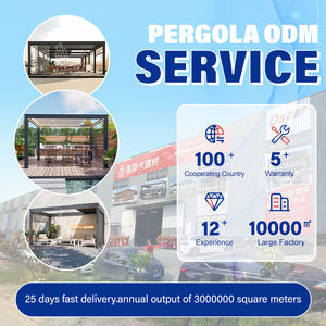 Techo de Aluminio <span class=keywords><strong>para</strong></span> Exteriores con <span class=keywords><strong>Lona</strong></span> y Cortina, Sistema de Sombra <span class=keywords><strong>para</strong></span> Jardín, Patio, Balcón, Pérgola - Product Image 2