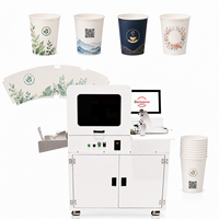Machine d'impression industrielle pour tasses à café, équipement numérique à jet d'encre pour la production de solutions d'emballage publicitaire avec logo personnalisé