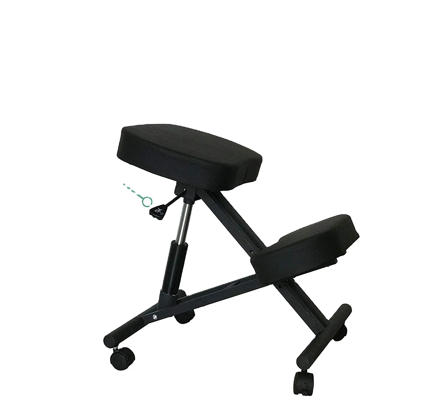 Office laptop Metal Ergonomic Design Kneeling Folding Chair adjustable height