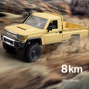Coche RC a Escala 1:12 SJY-MN82 PRO Mejorado 4x4 Todoterreno con Faros, Control Remoto, Juguete para Niños, Regalo para Adultos - Product Image 4