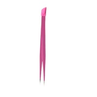 Pince à épiler multifonctionnelle en acier inoxydable à double usage, outil de nail art, clip pour strass, pointe en silicone double face, manucure