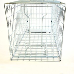 Piège à animaux sauvages en métal pliable pour la chasse au loup, au <span class=keywords><strong>renard</strong></span>, au chat et au chien, personnalisable en usine - Product Image 2