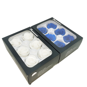 Wholesale Preserved Forever Eternal Rose Head Gift Box preserved roses with box